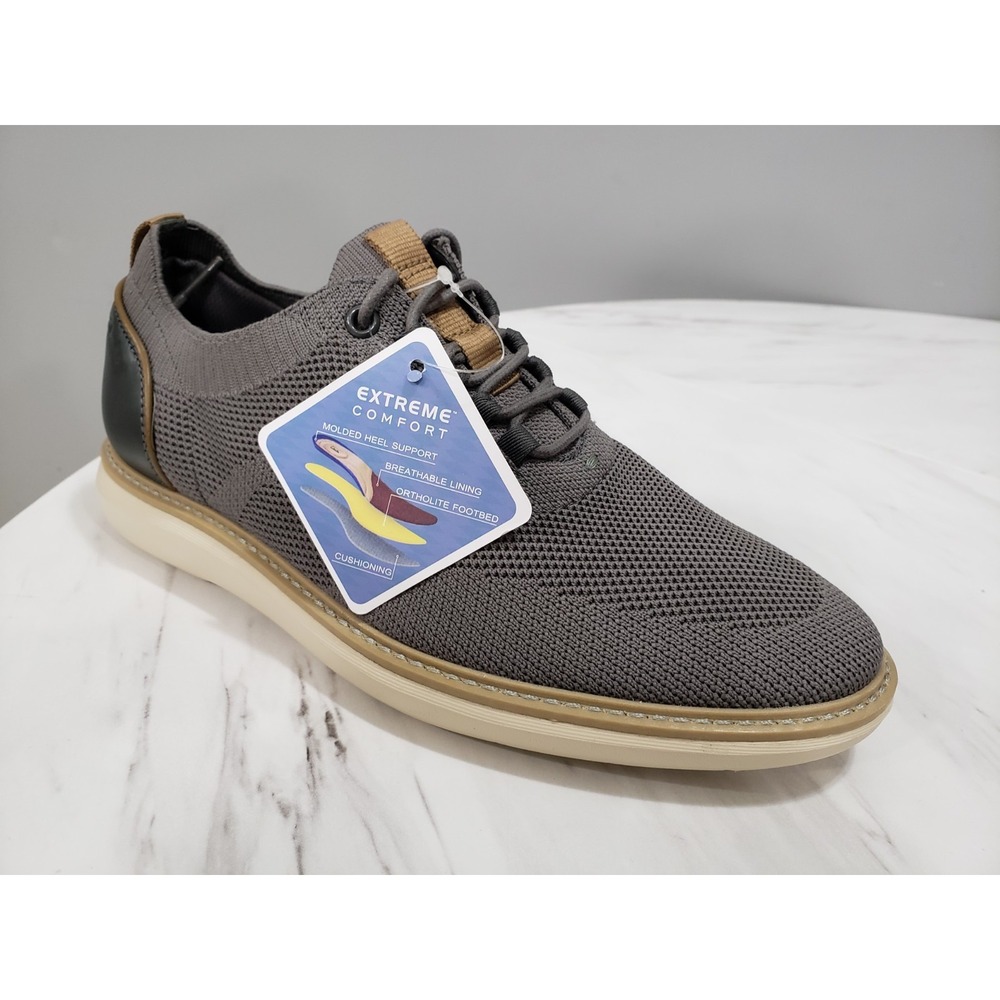 NEW NO BOX - Size 7.5 - Clarks Men's Brantin Knit Grey Knit Shoes